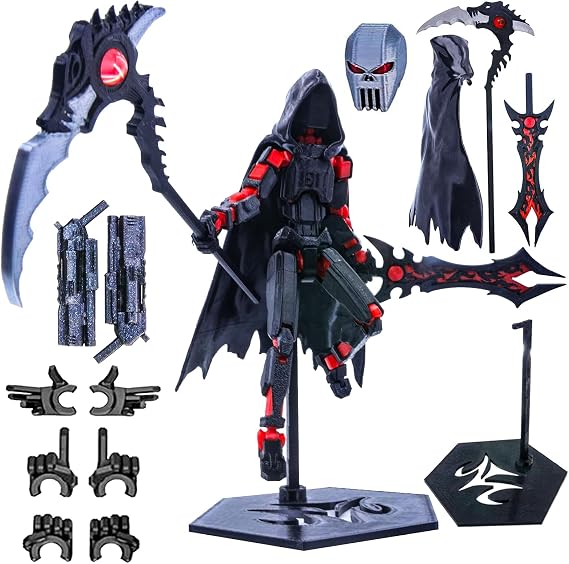 (Assembly Completed) T13 Action Figure Set, 3D Printed Action Figures, Dummy 13 Action Figure, Titan 13 Action Figure, for Collectors Desktop Decorations