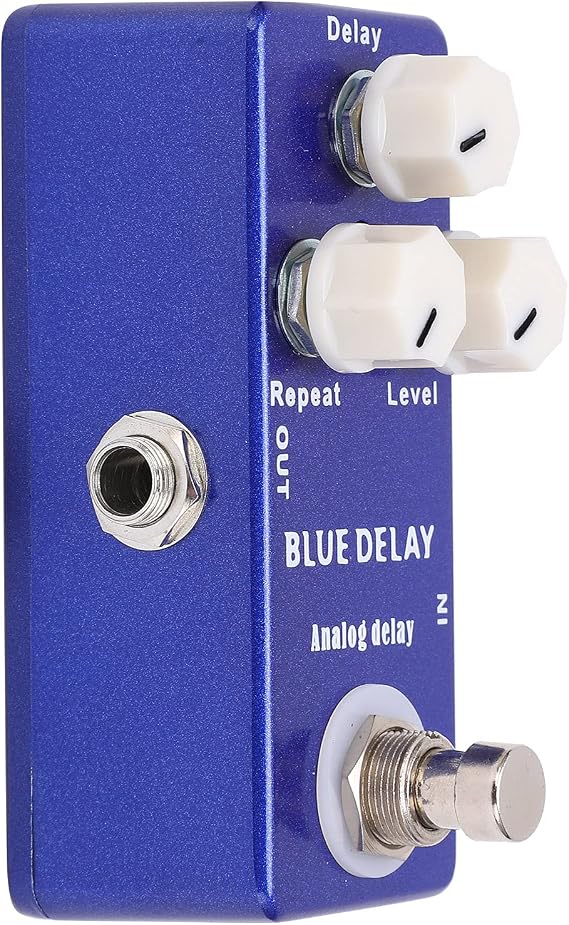 MOSKY BLUE Delay Analog Delay Effect Pedal for Guitar with TRUE Bypass and Effectors Knobs