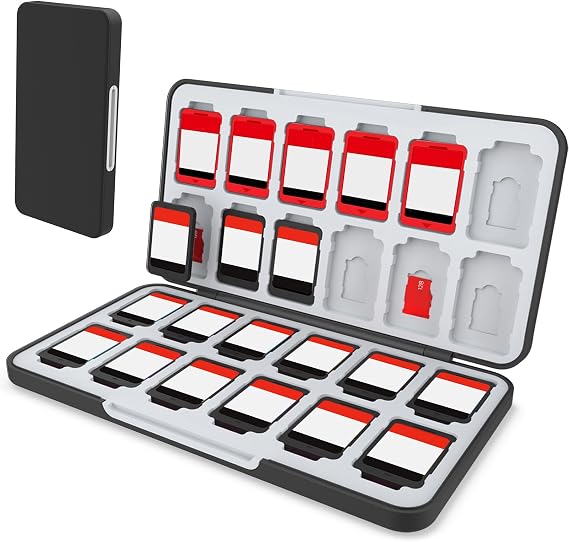 HEIYING Game Card Case Compatible with Nintendo Switch 2 / Micro SD Cards