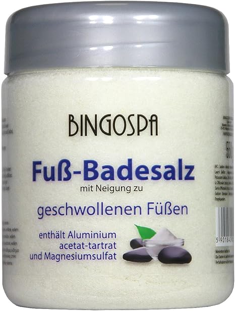 Foot Bath Salt with Tendency to Swollen Feet 550g BINGOSPA