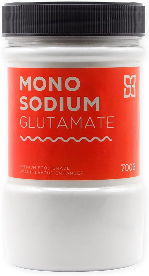 Monosodium Glutamate MSG Food Grade 700g Jar. Pure MSG Fine Powder for Meat, Food and Seasonings. Ajinomoto Umami Seasoning. Premium Quality, Authentic and Vegan, Gluten-Free.