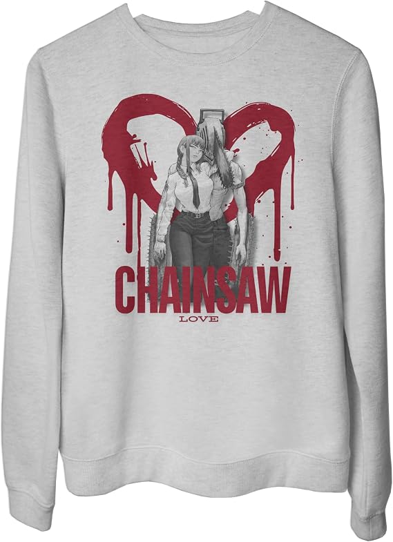 Chainsaw love Baskılı Kaliteli Sweatshırt