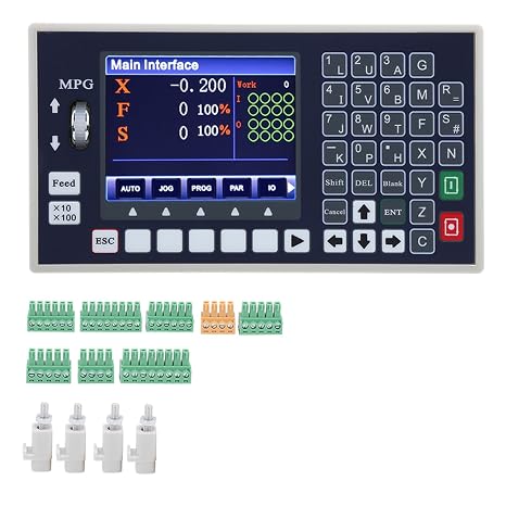 CNC Motion Controller System for Servo and Stepper Motors 4 Axis Pulse Control with Single Board Computer