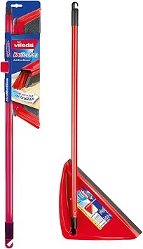 Vileda 157590 DuActiva Anti Dust Broom Plus Long Handle Dustpan