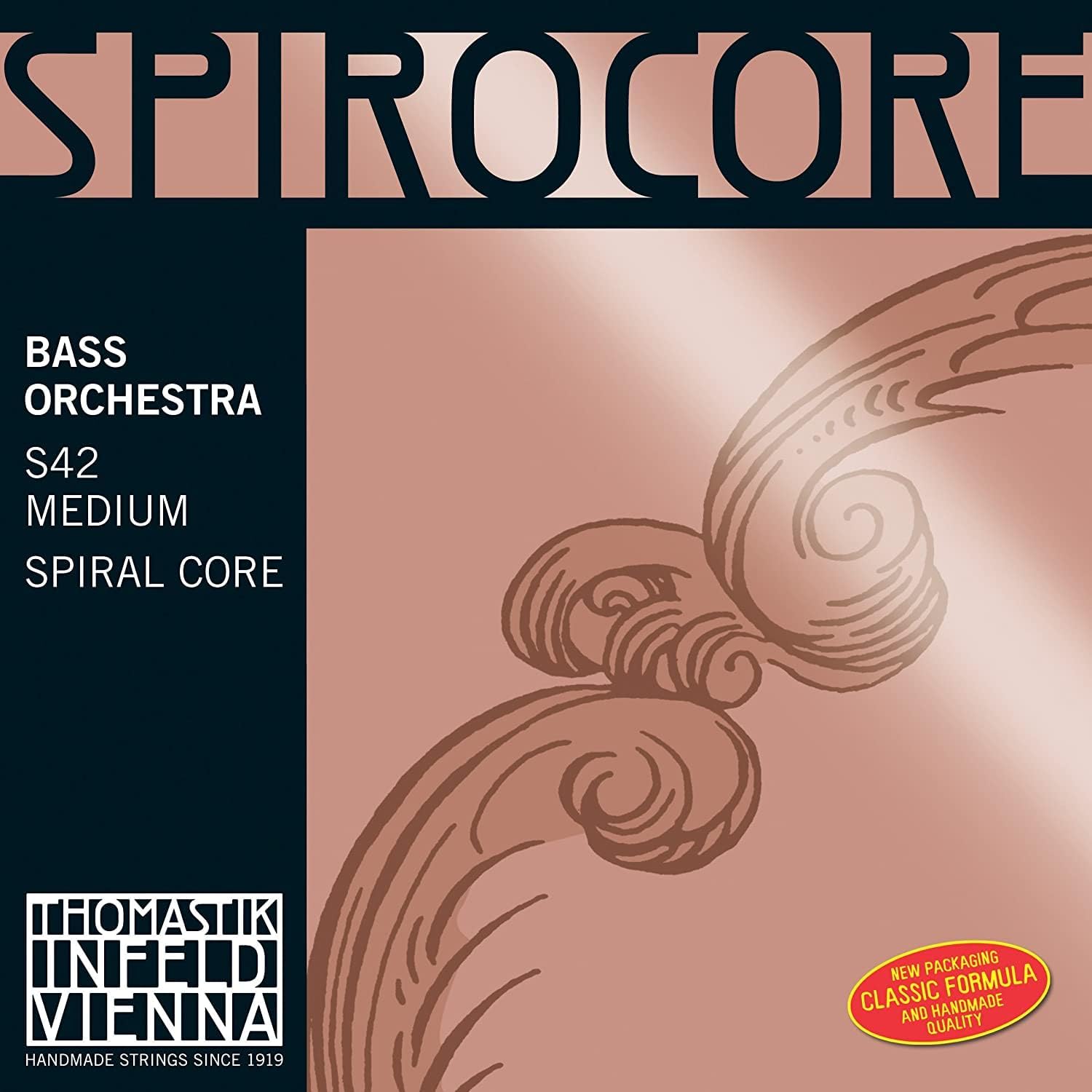 THOMASTIK SPIROCORE Spirocore double bass string set S42 MEDIUM