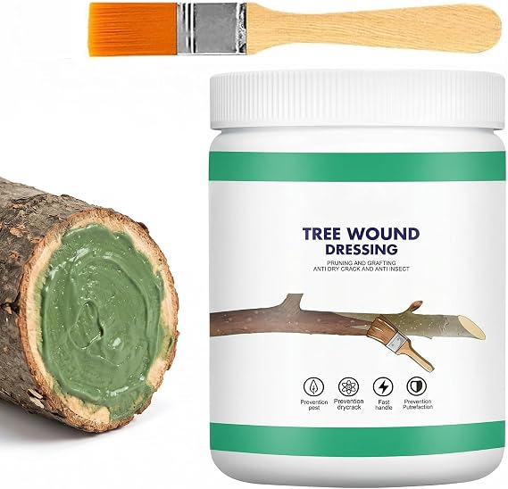 Cotton Wax Wound Closure with Brush for Trees Bonsai
