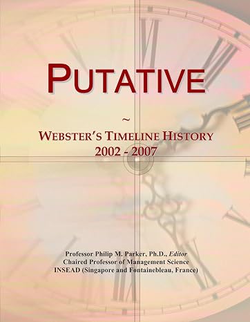 Putative: Webster's Timeline History, 2002 - 2007