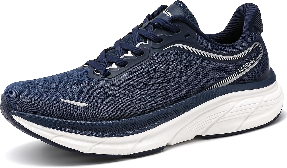 Men's Road Running Shoes Walking Athletic Trainers Non-Slip Sneakers