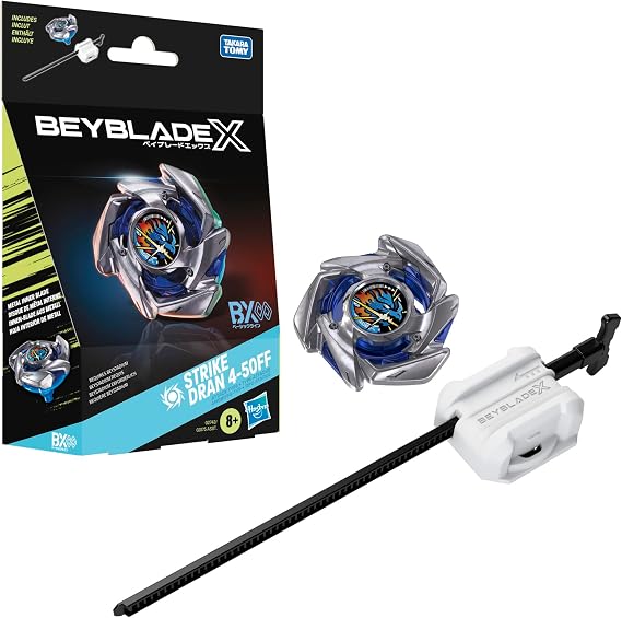 Beyblade X Strike Dran 4-50FF BX Infinity Starter Pack Set with Takara Tomy Attack Type Top and Launcher, Battling Tops Game Toys, Ages 8+