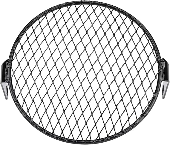 Head Lamp Protector Grille 1Pc 6.5inch Motorcycle Headlight Grill Cover For Suzuki(Diagonals type)