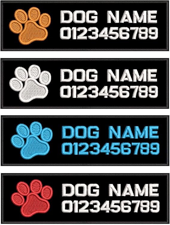 Customized Name Patch, Personalized Military Pet's Name Patches