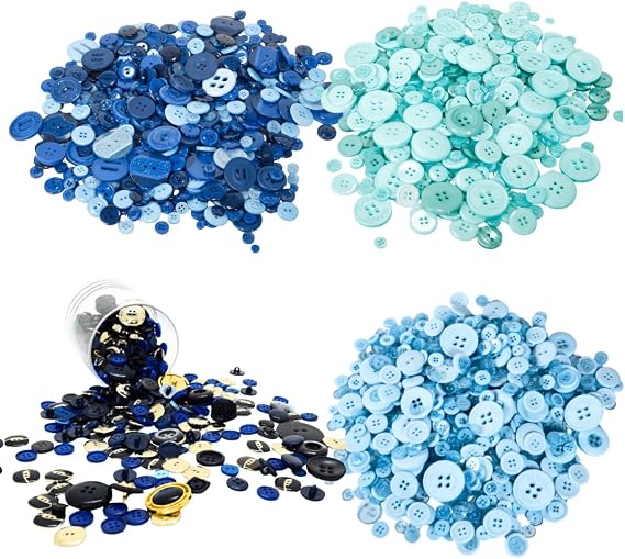 Trimz Assorted Shapes & Sized Buttons 250g