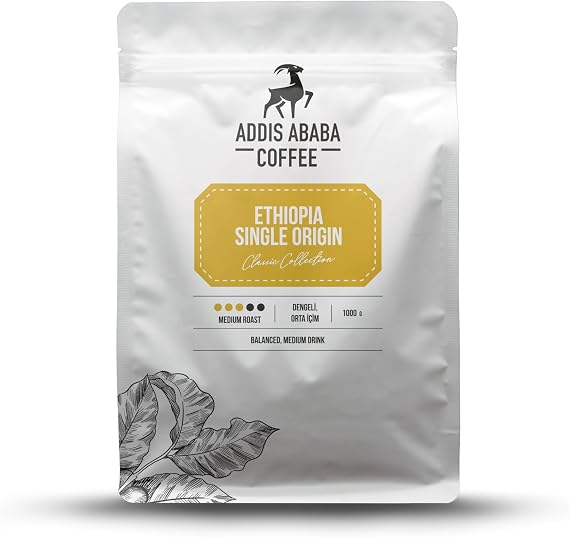 Addis Ababa Coffee - Etiyopya Single Origin Kahve 1000 Gr. (French Press)
