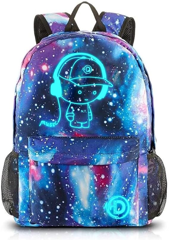 Dracarys School Backpack, Galaxy Luminous School Bags for Girls Boys