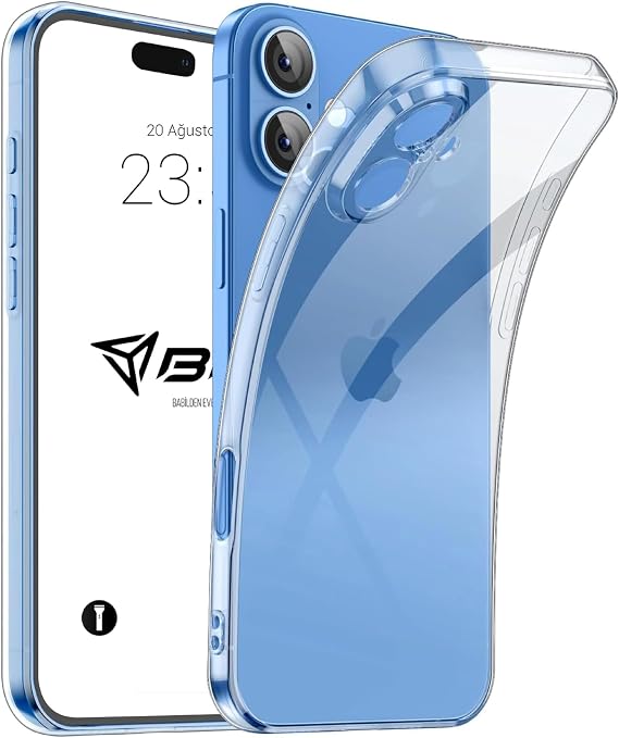 Babilden iPhone 16 İçin Apple Kamera Korumalı Şeffaf Silikon Kılıf