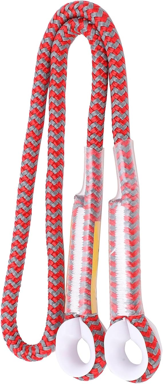 22KN Eye To Eye Pre-Sewn Rock Climbing Rope Dia 8mm/0.3in Tree Climbing Gear Prusik Rope Arborist Rope Climbing Gear Lanyard for Safety Rappelling Abseiling, 80cm