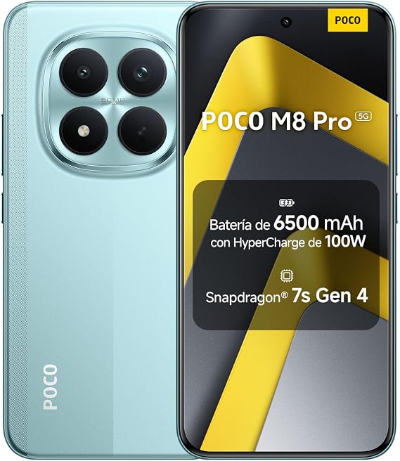 XIAOMI POCO M8 Pro 5G Smartphone 12+512GB Green 6.83" 1.5K Screen