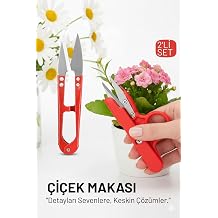 Transformacion Profesyonel 2'li Mini Budama Seti Çelik Ultra Keskin Çiçek ve Bitki Makası, 722647