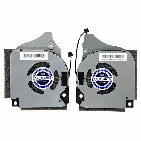 Replacement New CPU and GPU Cooling Fan for DELL INSPIRON G5-5590 P82F Series 063NYM 0FK2HP DFS5K223052831 FM0A DFS5K221153711 FM09 (DC5V 0.5A) Fan
