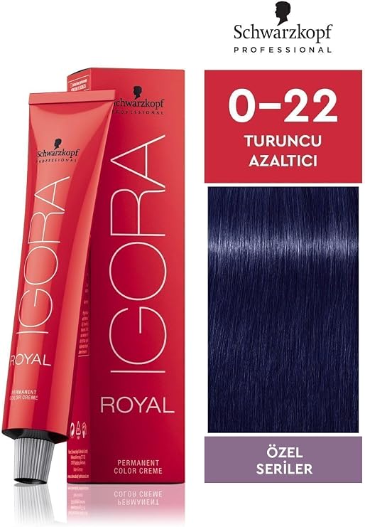 Schwarzkopf Igora Royal Saç Boyası Teknik Renkler 60ml-No - 0.22 Turuncu Azaltıcı