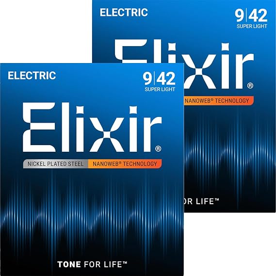 Elixir Nanoweb Electric Guitar Strings