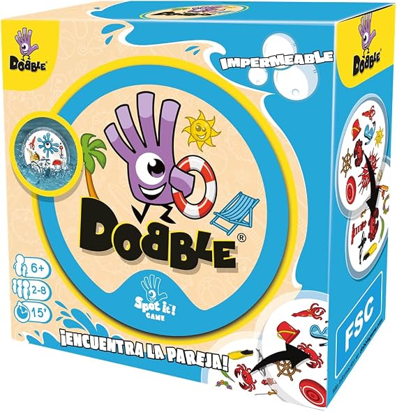 Asmodee Dobble Waterproof Card Set (ADE0ASDO007)