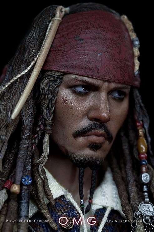 Movie Masterpiece DX Pirates of the Caribbean Fountain of Life 1/6 Scale Figure Jack Sparrow