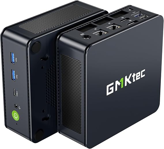 GMKtec M6 Ultra Gaming Mini PC Zen 4 Ryzen 7640HS (Upgraded 6600H/ 6800H/U), 32GB RAM DDR5 512GB SSD Dual NIC LAN 2.5GbE Desktop Computers Office Home/Triple 4K Display/WiFi 6/USB4/BT 5.2/DP/HDMI 2.0