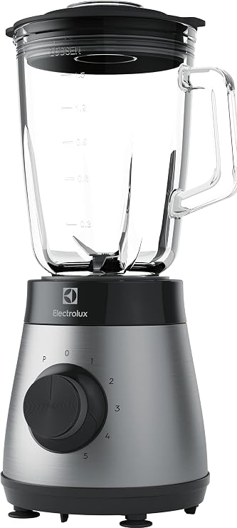 Electrolux E4TB1-6ST Sürahili Blender, 1.5 Litre, 800W, Paslanmaz Çelik | Buz kırıcı, TruFlow bıçaklar, 6 farklı hız ayarı