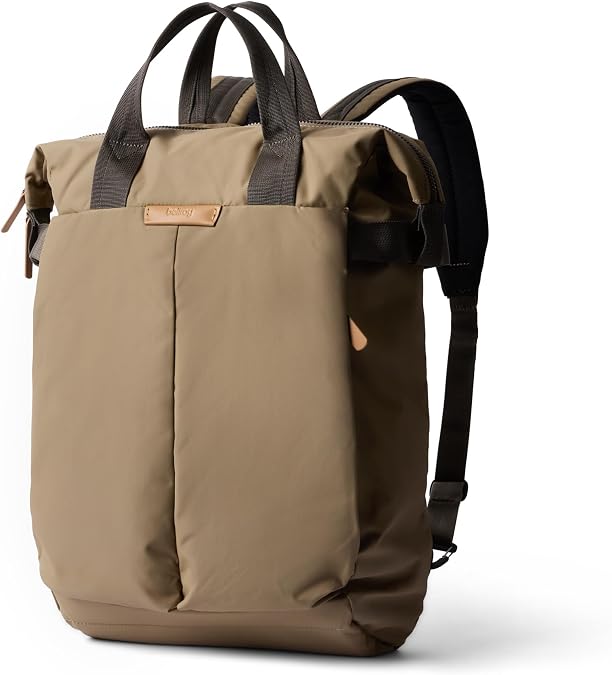 Bellroy Tokyo Totepack, water-resistant woven convertible backpack and tote bag