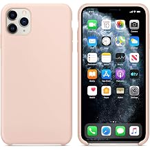 Case for Microsonic Apple iPhone 11 Pro (5.8'') Liquid Launch Silicone Sand Pink [Sheath Compatible with iPhone 11 Pro - Pink]