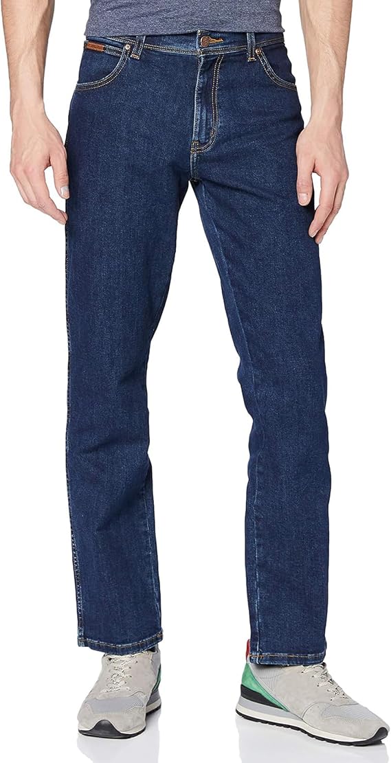 Wrangler - Men's Jeans - Authentic Straight Fit - Texas - Darkstone