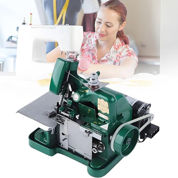 Overlock Machine,Sewing Machine,Machine Serger Industrial 3000 Stitches per Minute,With Metal Frame