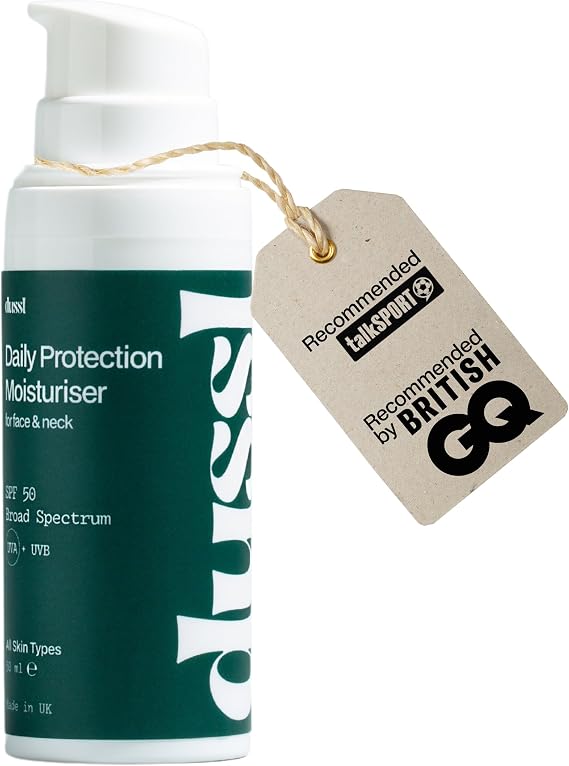 Daily Protection Moisturiser SPF 50 50ml - Broad Spectrum UVA & UVB Face & Neck Moisturiser with Niacinamide, Hyaluronic Acid - Invisible Matte Finish & Hydrating - Fragrance Free
