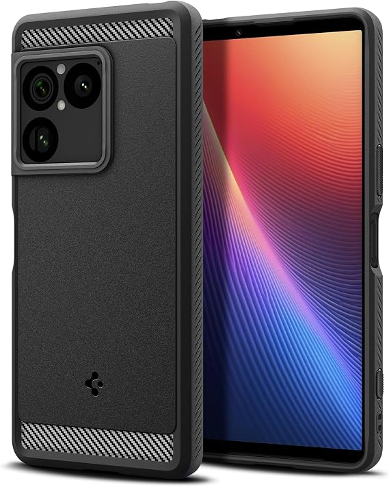 Spigen Rugged Armor Case for Sony Xperia 1 VIII - Matte Black
