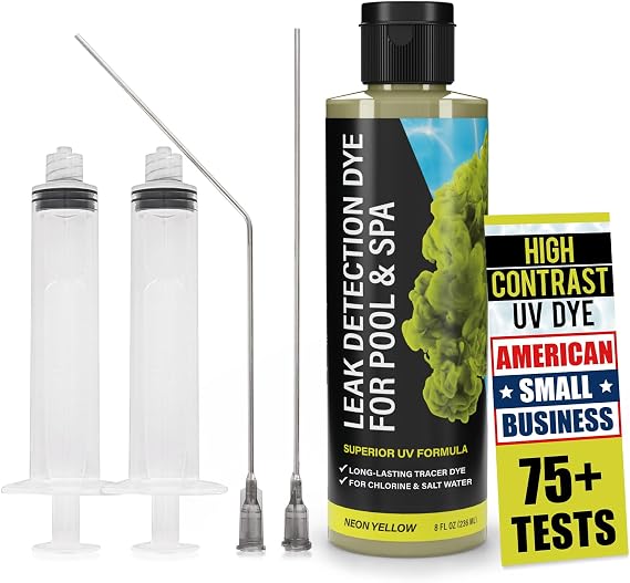 Pool Leak Detection Dye Kit for Inground Above Ground Pools Spa & Hot Tub