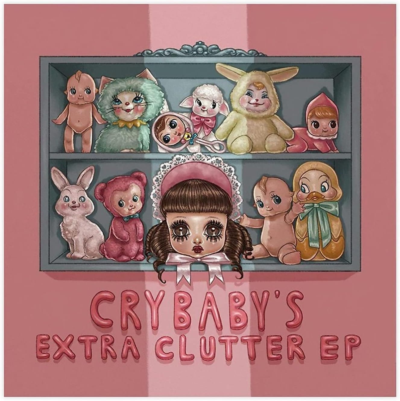 exclusive Art Singer Melanie Martinez Music Cover Cry Baby S Extra Clutter Ep Canvas Poster Wall Art Decorative Print Image Painting for Living Room Bedroom Decoration Unframed 305 x 305