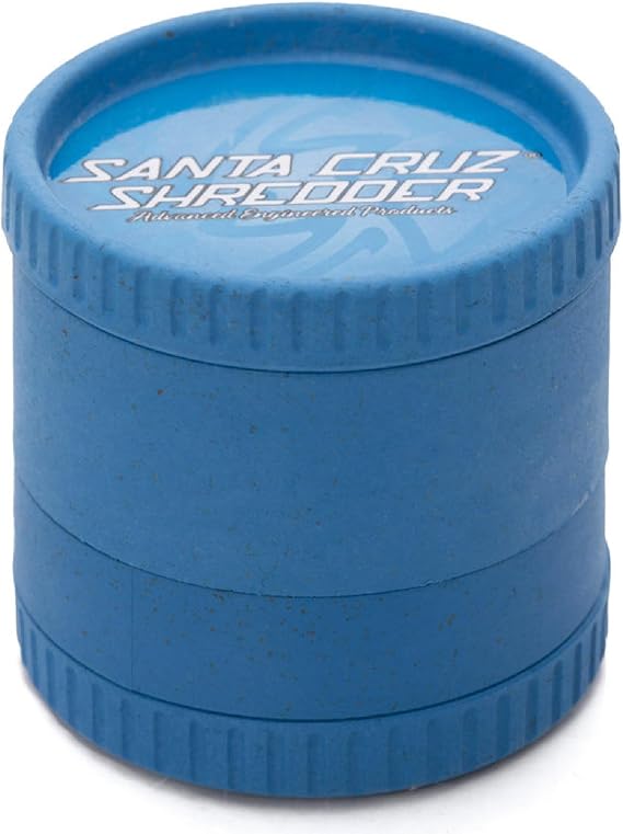 Santa Cruz Shredder Herb and Spice Grinder Made in USA (Blue)