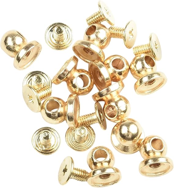 Cabinet Pulls, 10 Pack, Vintage Zinc Alloy Knobs for Jewelry Box Drawer Door, Retro Style Hardware Handles for Home Furniture Dresser Cupboard, Silver Finish(Rose gold)