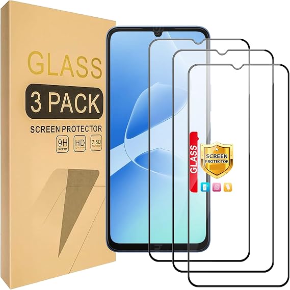 (3 Pack) Compatible for Infinix Hot 60i 5G X6730 Screen Protector Tempered Glass，Case Friendly [High definition][Hardness 9H]