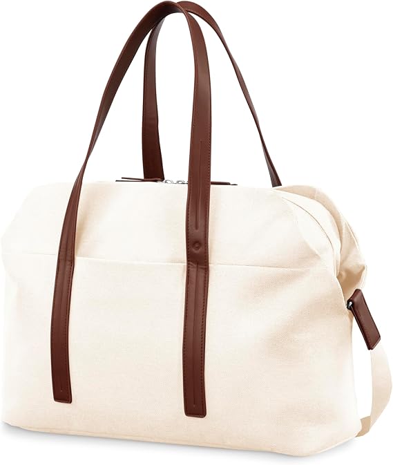 Samsonite Unisex Weekender Duffel, Off White, One Size, Virtuosa Collection