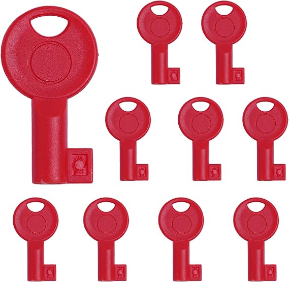 Fire Alarm System Test Keys - 10Pcs Essential Replacement Key