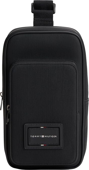 Tommy Hilfiger Men Th Foundation Sling Pack AM0AM14466 Other Bags, BLACK, One Size