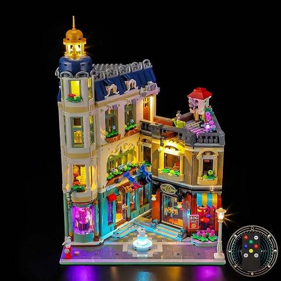 LIGHTAILING Light For Lego-11371 Icons Shopping Street - Led Lighting Kit Compatible With Lego Building Blocks Model : Remote-Control Version - NOT Included The Model Set