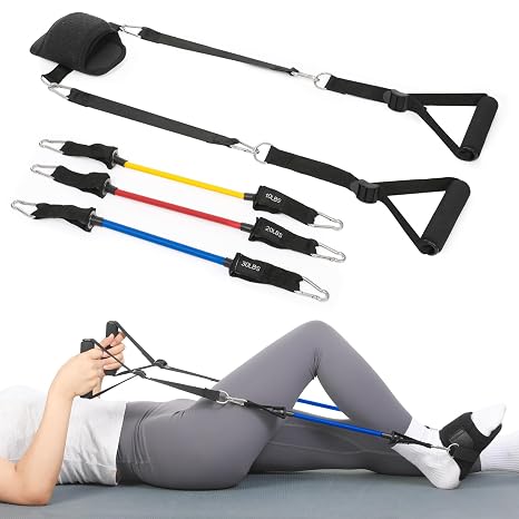 Fanwer Knee Replacement Recovery Aids, Hip/Knee Rehabilitation Equipment After Knee Surgery - Leg Stretcher Exercise Improve Mobility and Flexibility for Knee Pain
