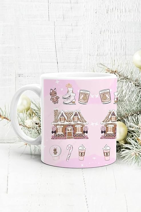 Christmas Gingerbread House - Yeni Yıl - Yılbaşı - Christmas - Hediye - Mug - Sonbahar - Autumn