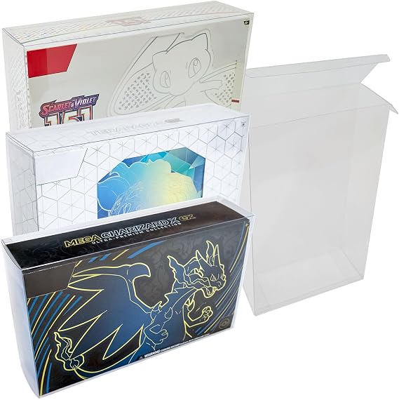 Platinum Protectors Protector Case for 151, Mega Charizard X ex and Terapagos ex UPC Ultra Premium Collection Boxes - UV and Scratch-Resistant (5 pack)