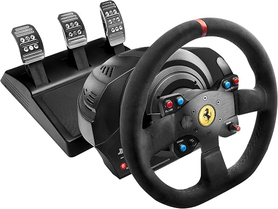 Thrustmaster T300 Integral Alcantara Force Feedback Racing Wheel for PS5 / PS4 / PC - UK Version