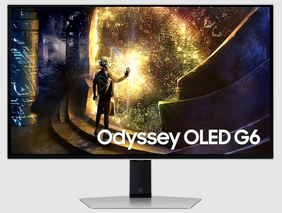 Samsung G61SD Gaming Odyssey OLED G6 27 2560x1440 OLED Flat 240Hz 0.03ms 1,000,000:1 HDR10+ Gaming FreeSync Premium Pro