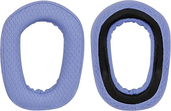 Logitech G435, G335 uyumlu Kulaklık Pedi Kulak Yastıkları Sünger Comfort Mesh Kumaş Yedek Kulak Pedleri, Yastık Ped Minder Yalıtım Köpük onarım parçaları Earpad,Mor